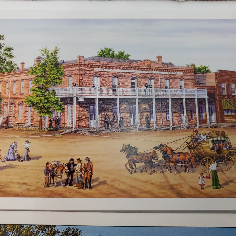 Historic 1880's Jacksonville, OR BLANK Notecards 5x7" & Envelopes 18 Pk 9 Scenes - Picture 2 of 13
